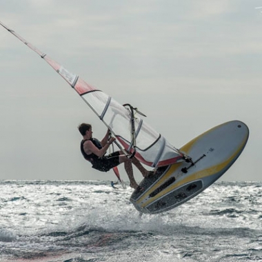 Ruben Lansley Windsurfing